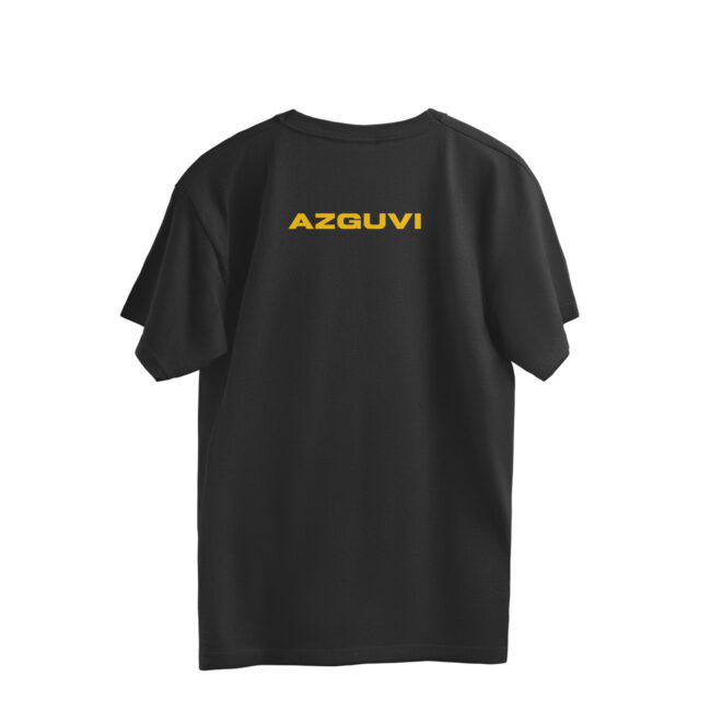 AZGUVI Stroke Paint Spiral Sun OverSized T-Shirt - Image 2