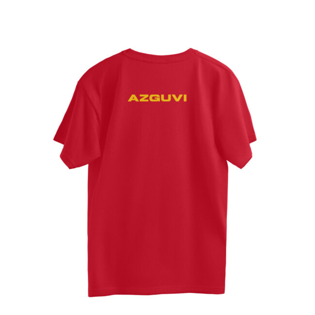 AZGUVI Stroke Paint Spiral Sun OverSized T-Shirt - Image 4