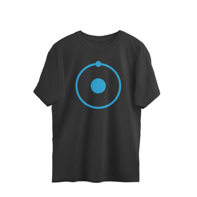AZGUVI Iconic Doctor Manhattan Inspired Hydrogen Atom OverSized T-Shirt