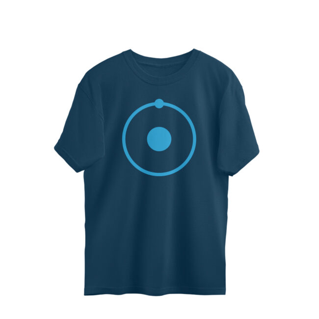 AZGUVI Iconic Doctor Manhattan Inspired Hydrogen Atom OverSized T-Shirt - Image 5